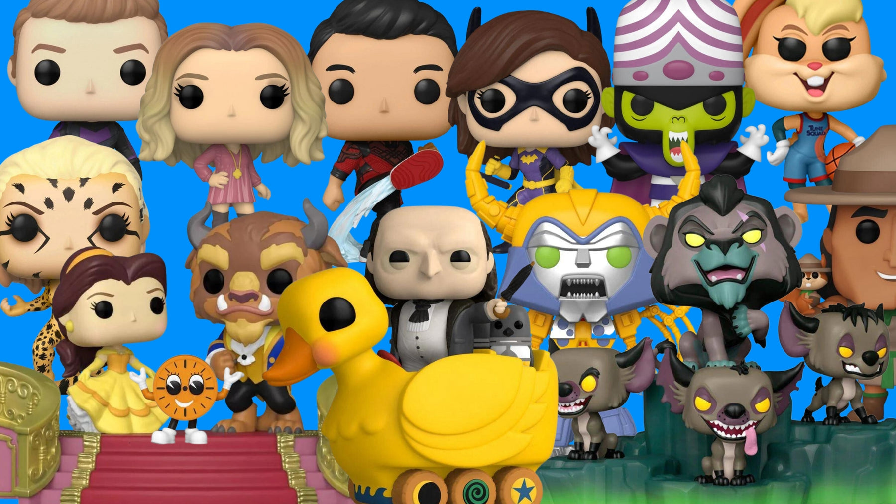 An array of Pop Vinyls