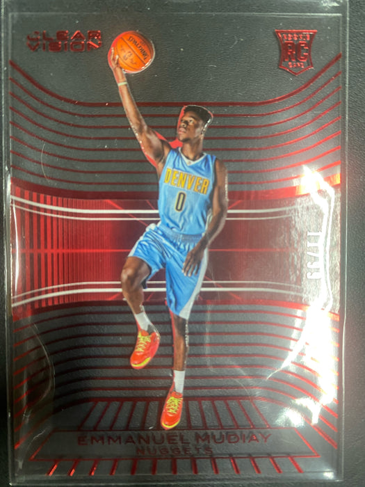 2015-16 Panini Clear Vision Rookies Red 11/99 Emmanuel Mudiay #108.2 Rookie RC