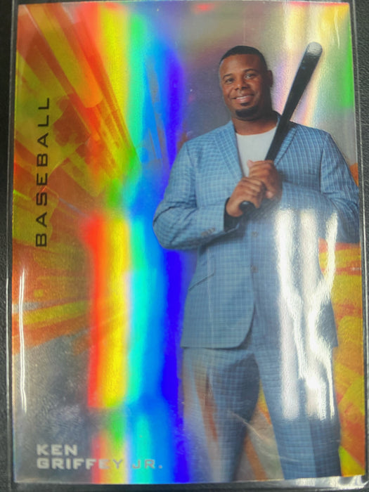 2021 Upper Deck Goodwin #G34 KEN GRIFFEY JR Baseball HOF GOUDEY PLATINUM CHROME