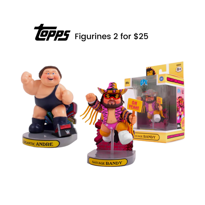 Topps Figurines Gigantic Andre & Savage Randy- 2 for $25