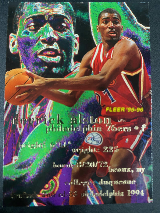 Fleer 95 96 NBA Derrick Alston #134