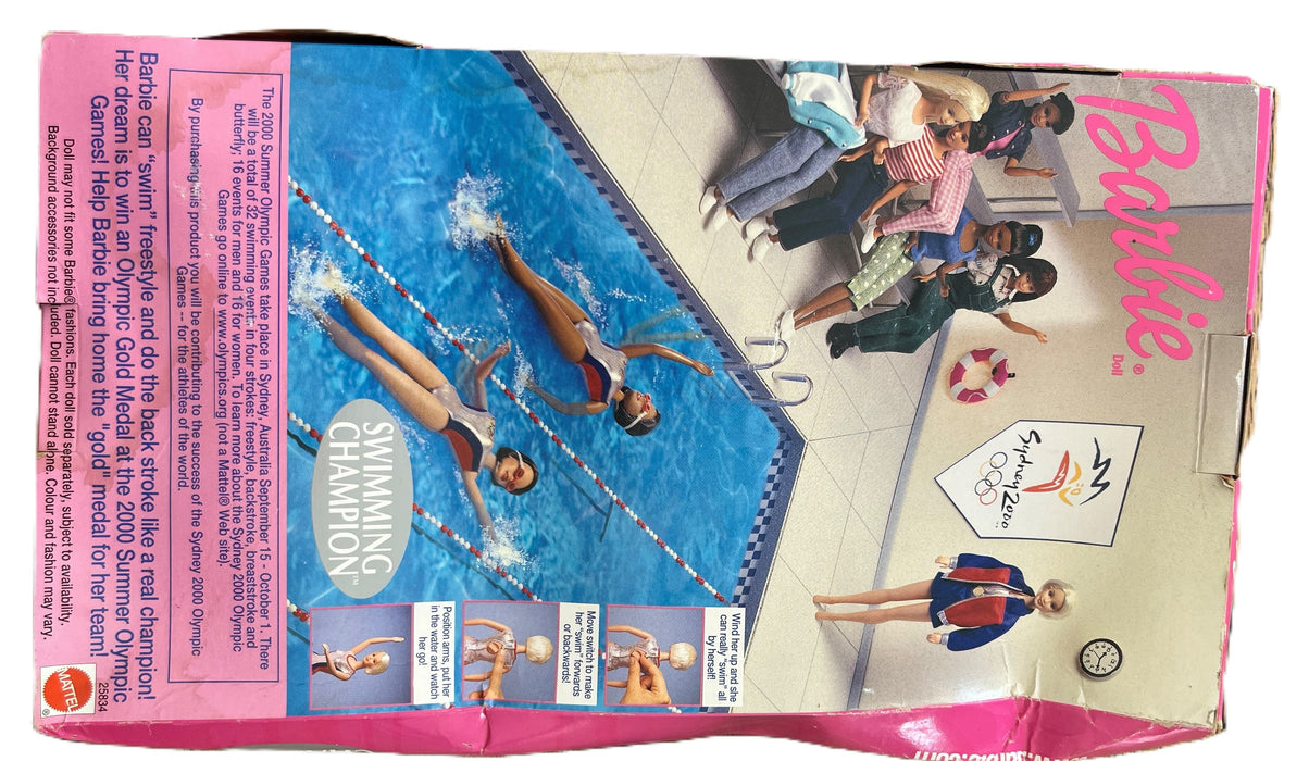 Collectable Barbie Sydney 2000 Olympic Swimming Champion