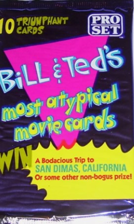 Bill & Teds 1991 Pro Set Sealed Pack Trading Cards