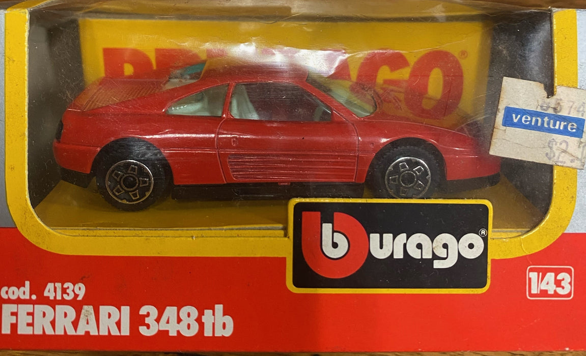 Burago Ferrari 348tb 4139 1/43 Die Cast Car