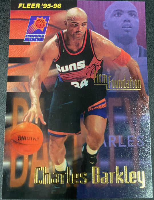 Charles Barkley 1995-96 Fleer Firm Foundation Phoenix Suns NBA Card #340