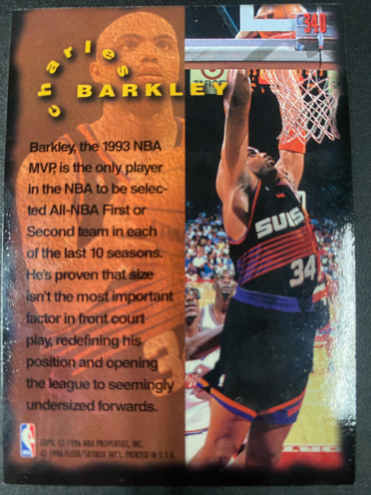 Charles Barkley 1995-96 Fleer Firm Foundation Phoenix Suns NBA Card #340