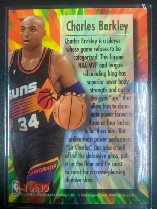 1995-96 NBA Fleer Ultra Power #1 Of 10 Charles Barkley - Suns