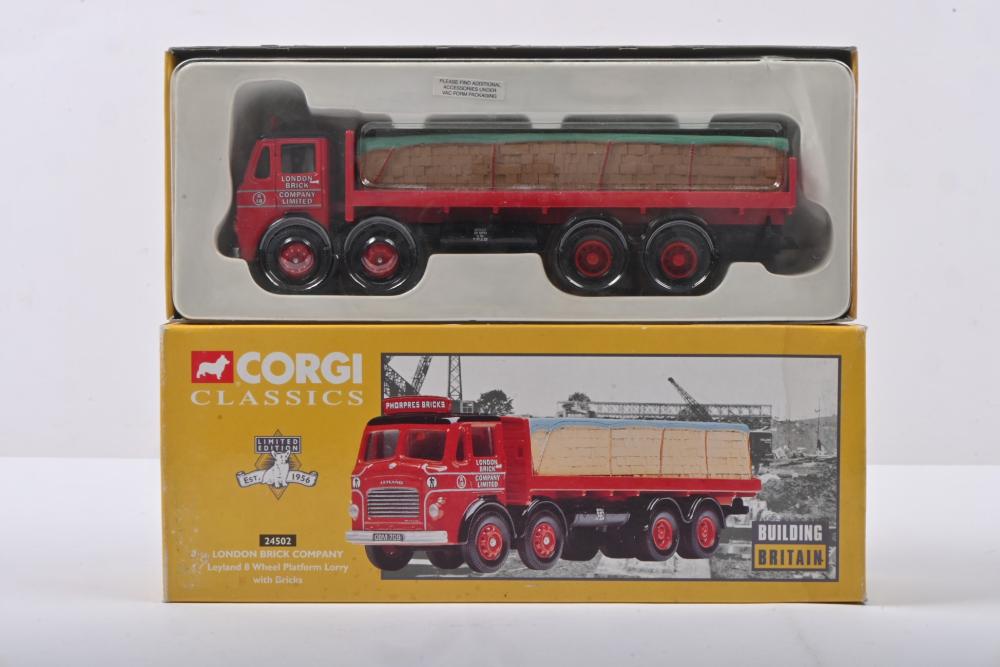 Leyland 8 Wheel Platform Lorry with Bricks in 'London Brick Company' (CORGI Classic)