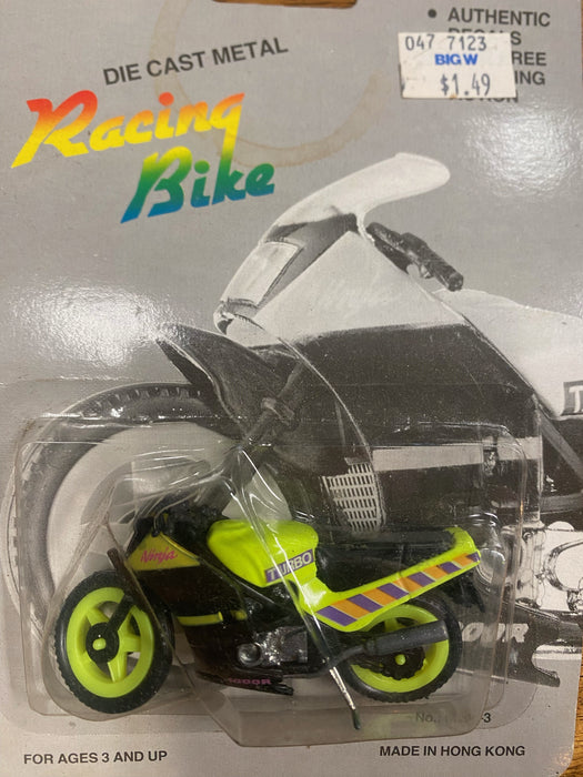 Die Cast Metal Racing Bike