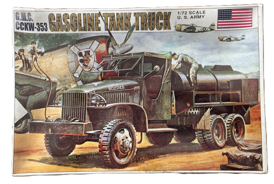 G.M.C CCKW-353 Gasoline Tank Truck USA 1:72 Scale Plastic Model