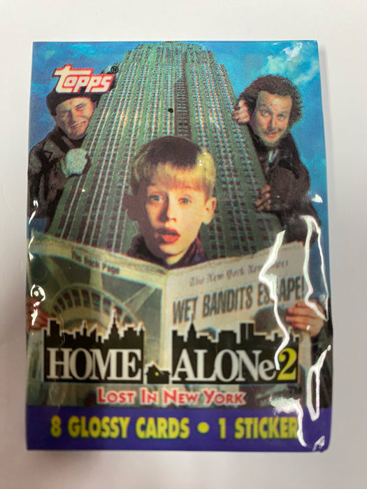 Home Alone 2: Lost in New York Movie Trading Cards Pack Topps 1992