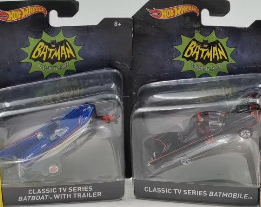 Hotwheels Batman Classic TV Series Batmobile & Boat