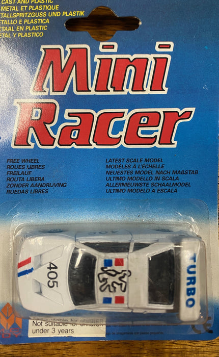 MC Toy Peugeot 405 Turbo 16 [White] Vintage