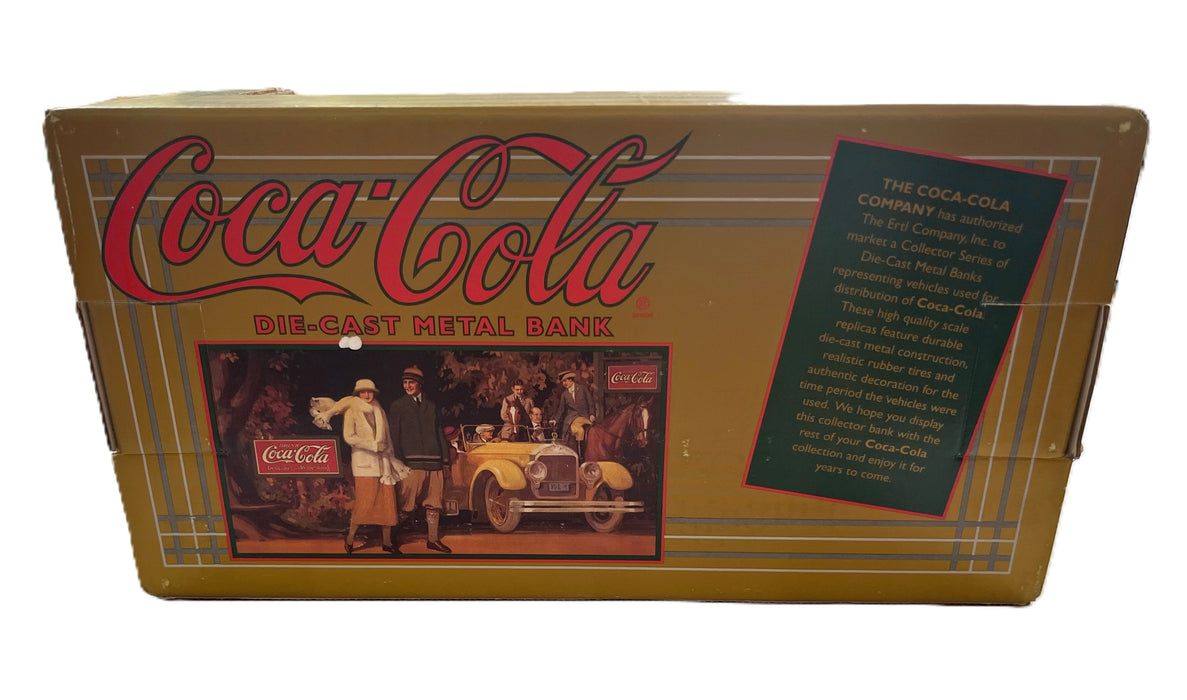 Vintage 1994 Kenworth Coca Cola Tanker Truck Die Cast Metal Coin Bank - Sealed