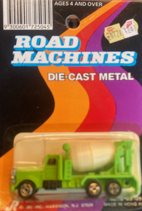 Road Machines Green Cement Truck Die-Cast