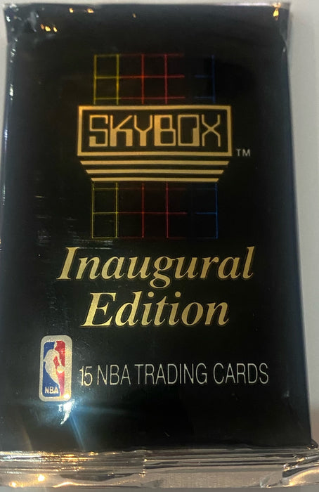 1990-91 SKYBOX SEALED NBA BASKETBALL CARD PACKS Inaugural Edition