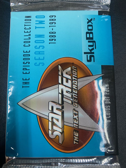 Star Trek: The Next Generation Season 2 Factory Sealed Trading Card Pack