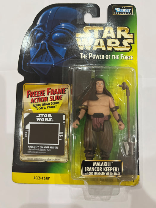 Star Wars Malakili (Rancor Keeper) with Long Handled Vibro Blade and Freeze Frame Action Slide