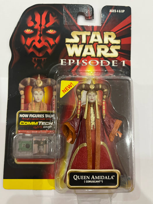 Star Wars Queen Amidala and CommTech Chip 1998 Action Figure