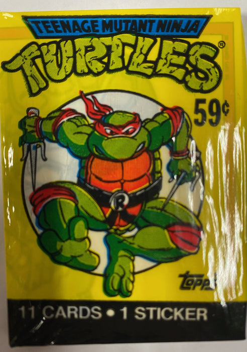 1989 Topps Teenage Mutant Ninja Turtles Trading Cards Sealed Wax Pack