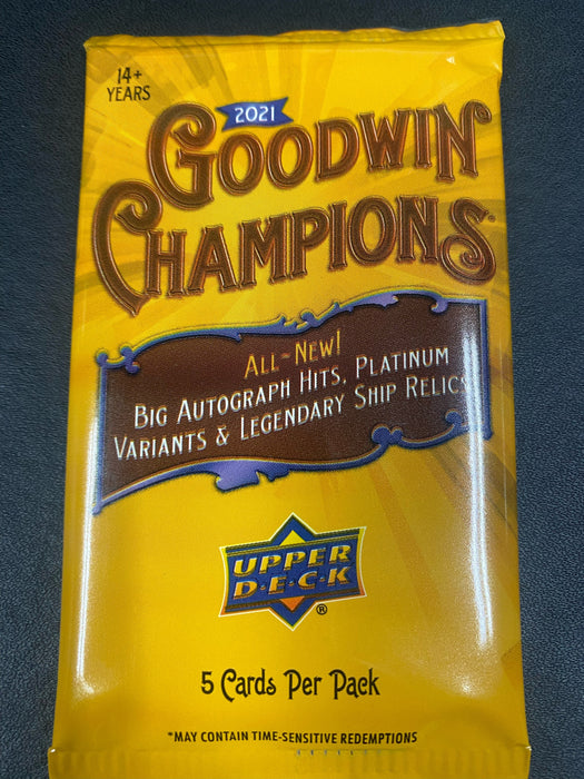 2021 Upper Deck Goodwin Champions Sealed Pack