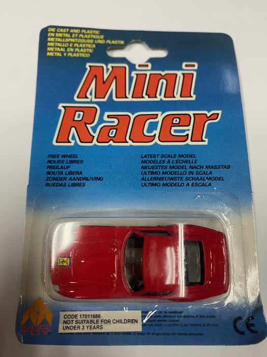 Vintage "Mini Racer" Ferrari Carded 1/64