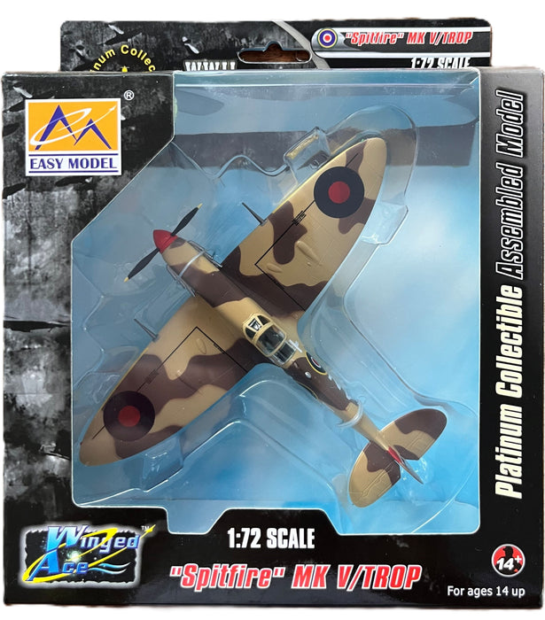 Winged Ace Spitfire MK V/Troop  1:72 Scale