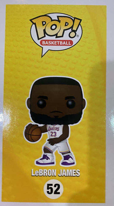 LeBron James L.A. Lakers (white uniform) FUNKO Pop Vinyl Figure 52 (USED)